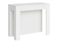 Consola|Ityhome Mesa consola extensível 90x42/290cm Cayman cinza branca Branco