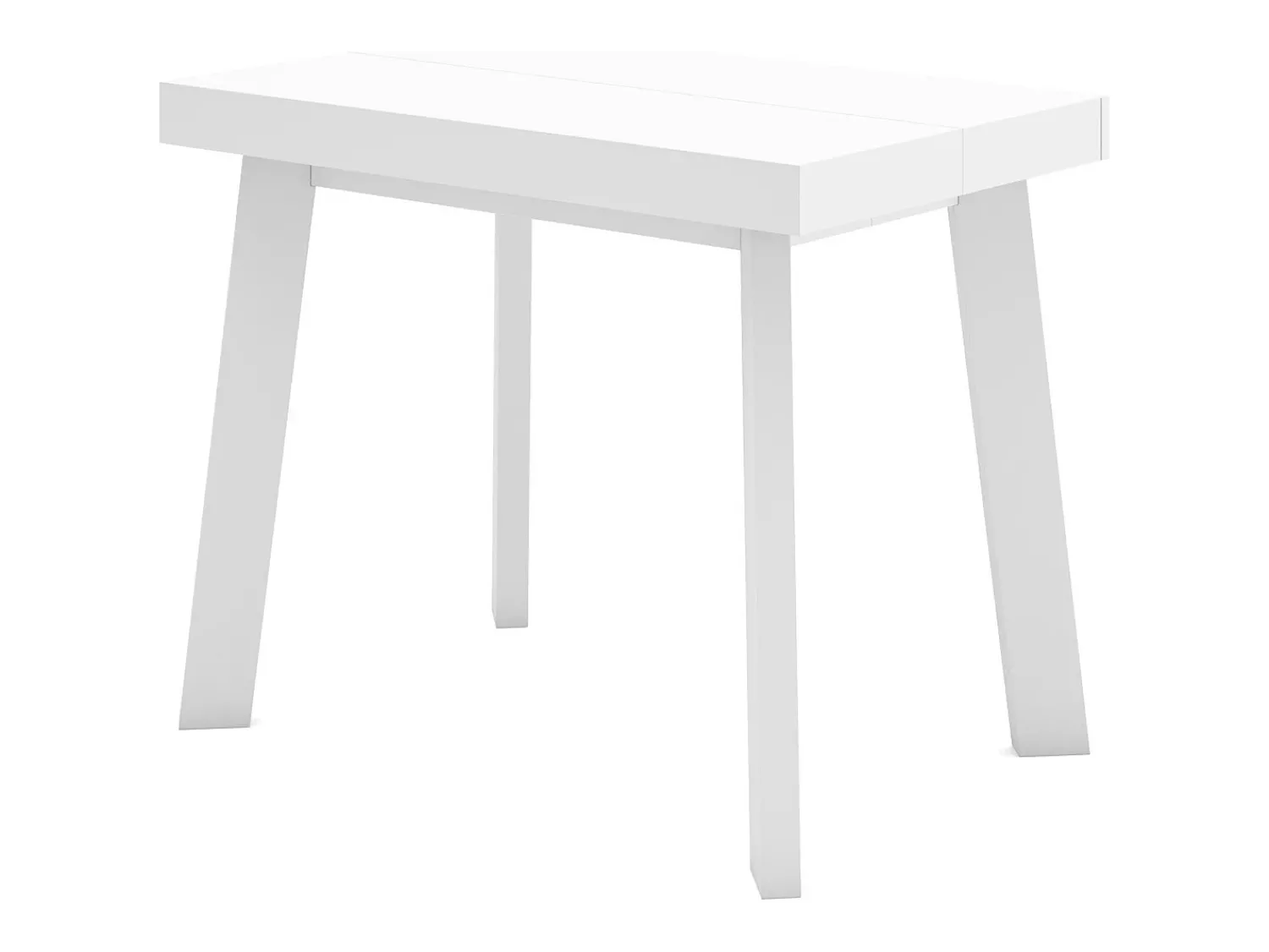 Sale Skraut Home Mesa Consola Extensível, 302x90x73cm, Para 14 pessoas, Pés de madeira, e cinzento Branco