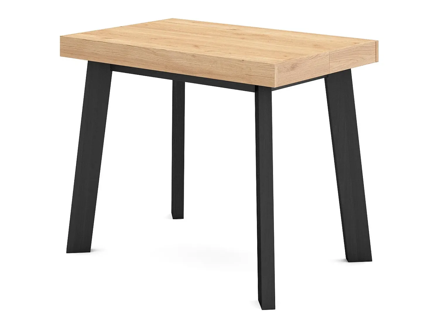Skraut Home Mesa Consola Extensível, 262x90x73cm, Para 12 pessoas, Pés de madeira, Carvahlo^ Consola
