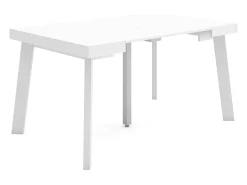 Skraut Home Mesa Consola Extensível, 140x90x73cm, Para 6 pessoas, Pés de madeira,^ Consola