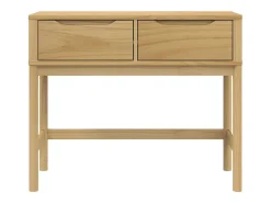 Mesa consola FLORO 89,5x36,5x73 cm pinho maciço mel PT818466^ Consola