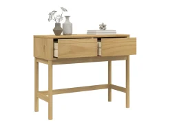 Mesa consola FLORO 89,5x36,5x73 cm pinho maciço mel PT818466^ Consola