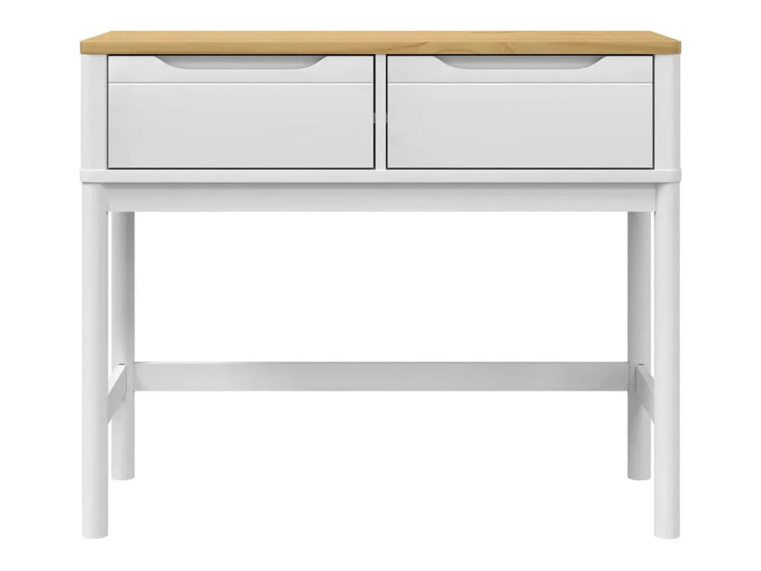 Mesa consola FLORO 89,5x36,5x73 cm pinho maciço PT424616^ Consola