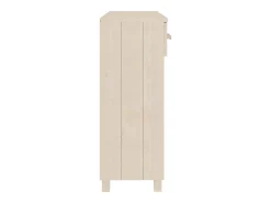 Consola*vidaxl Mesa consola HAMAR 90x35x90 cm pinho maciço castanho-mel Natural claro