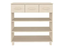 Mesa consola HAMAR 90x35x90 cm pinho maciço -mel PT956527^ Consola