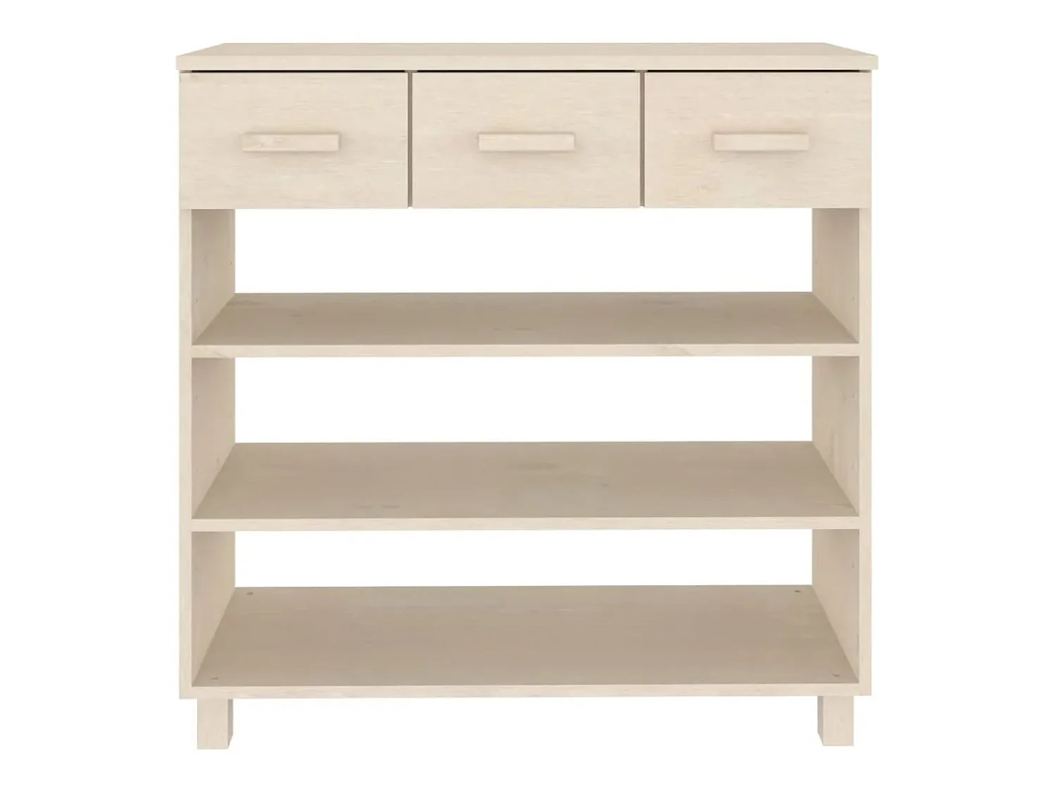 Mesa consola HAMAR 90x35x90 cm pinho maciço -mel PT956527^ Consola