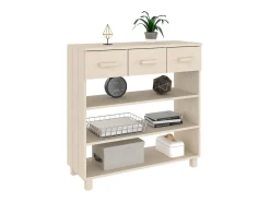 Mesa consola HAMAR 90x35x90 cm pinho maciço -mel PT956527^ Consola