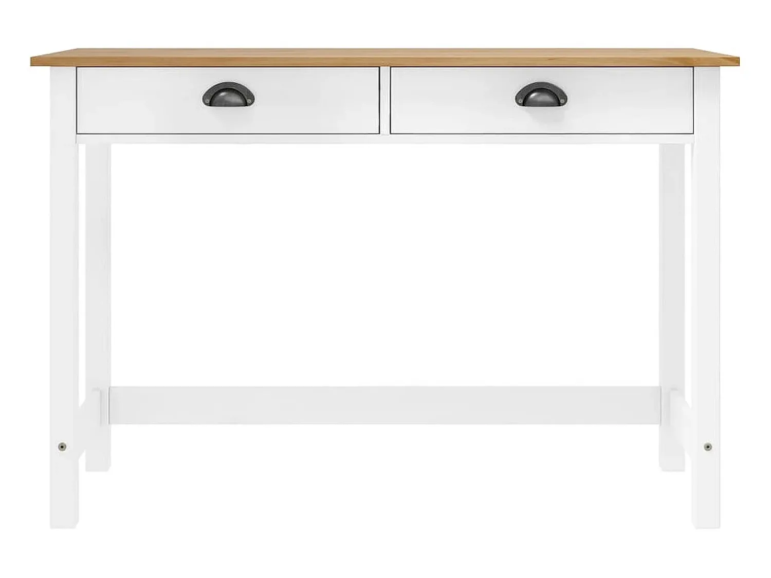 Mesa consola Hill c/ 2 gavetas 110x45x74 cm pinho maciço PT259116^ Consola