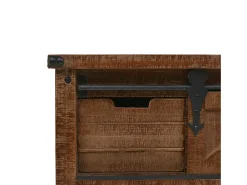 Online vidaxl Mesa consola madeira de abeto maciça 131x35,5x75 cm castanho Natural claro