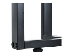 Consola*ModernLuxe Mesa consola moderna, com 2 gavetas, pés ajustáveis, Branco e Preto Preto / Branco