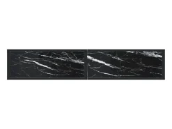 vidaxl Mesa consola mármore 180x35x75,5 cm vidro temperado^ Consola