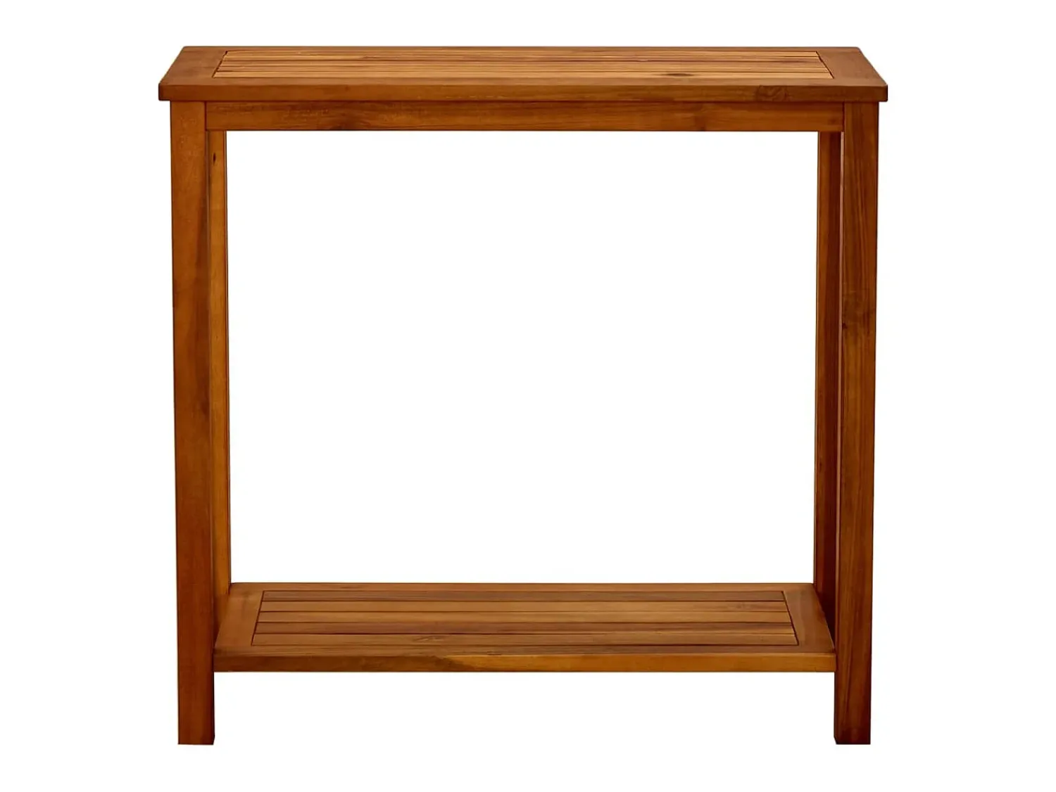 Consola* Mesa consola para jardim 80x35x75 cm madeira de acácia maciça PT852133 Castanho