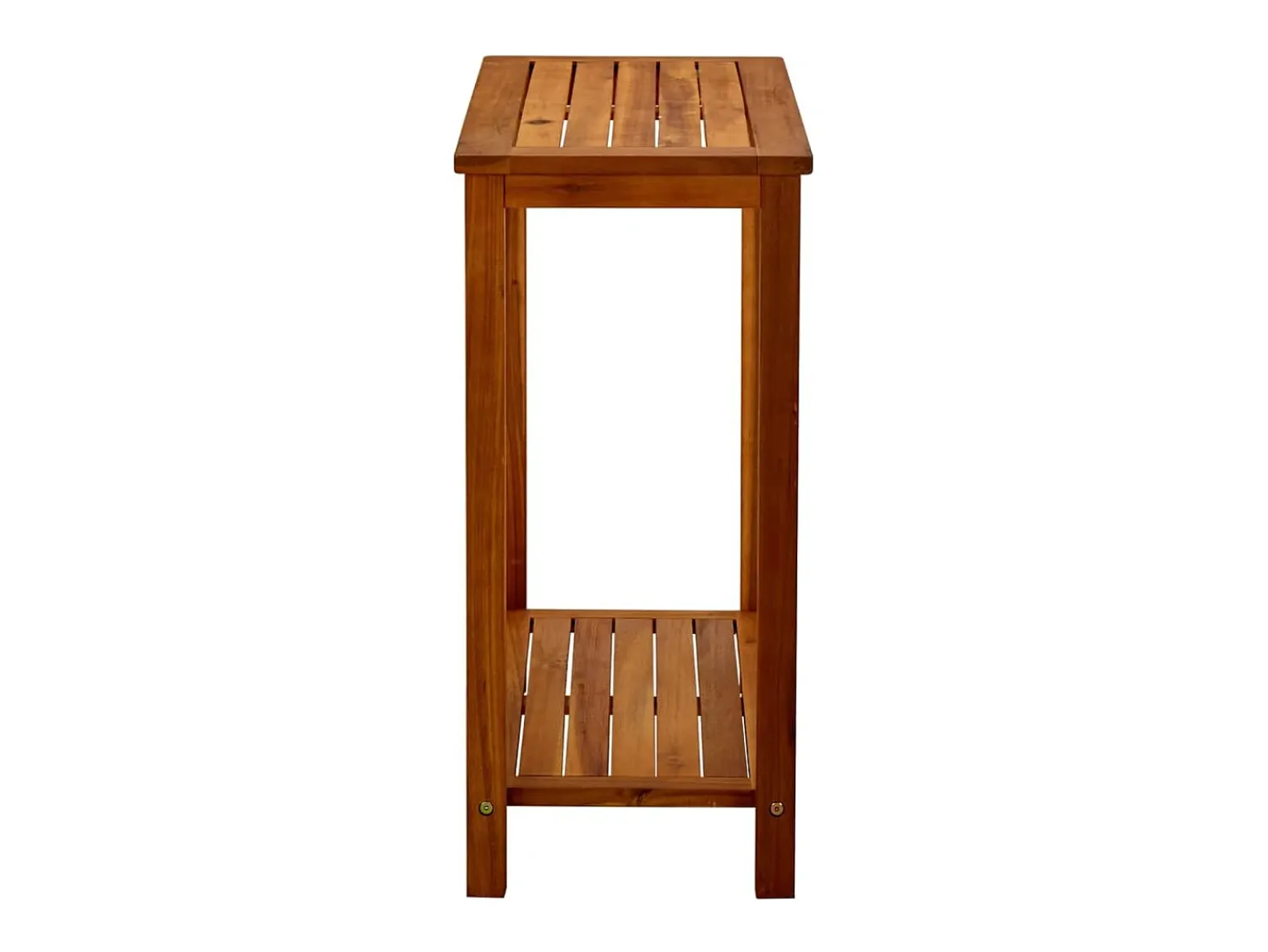 Consola* Mesa consola para jardim 80x35x75 cm madeira de acácia maciça PT852133 Castanho