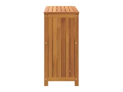 Mesa consola para jardim 80x35x75 cm madeira de acácia maciça PT401512^ Consola