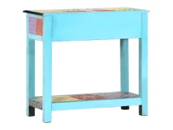 Consola* Mesa consola pintada à mão 80x35x75 cm mangueira maciça PT574825 Multicor