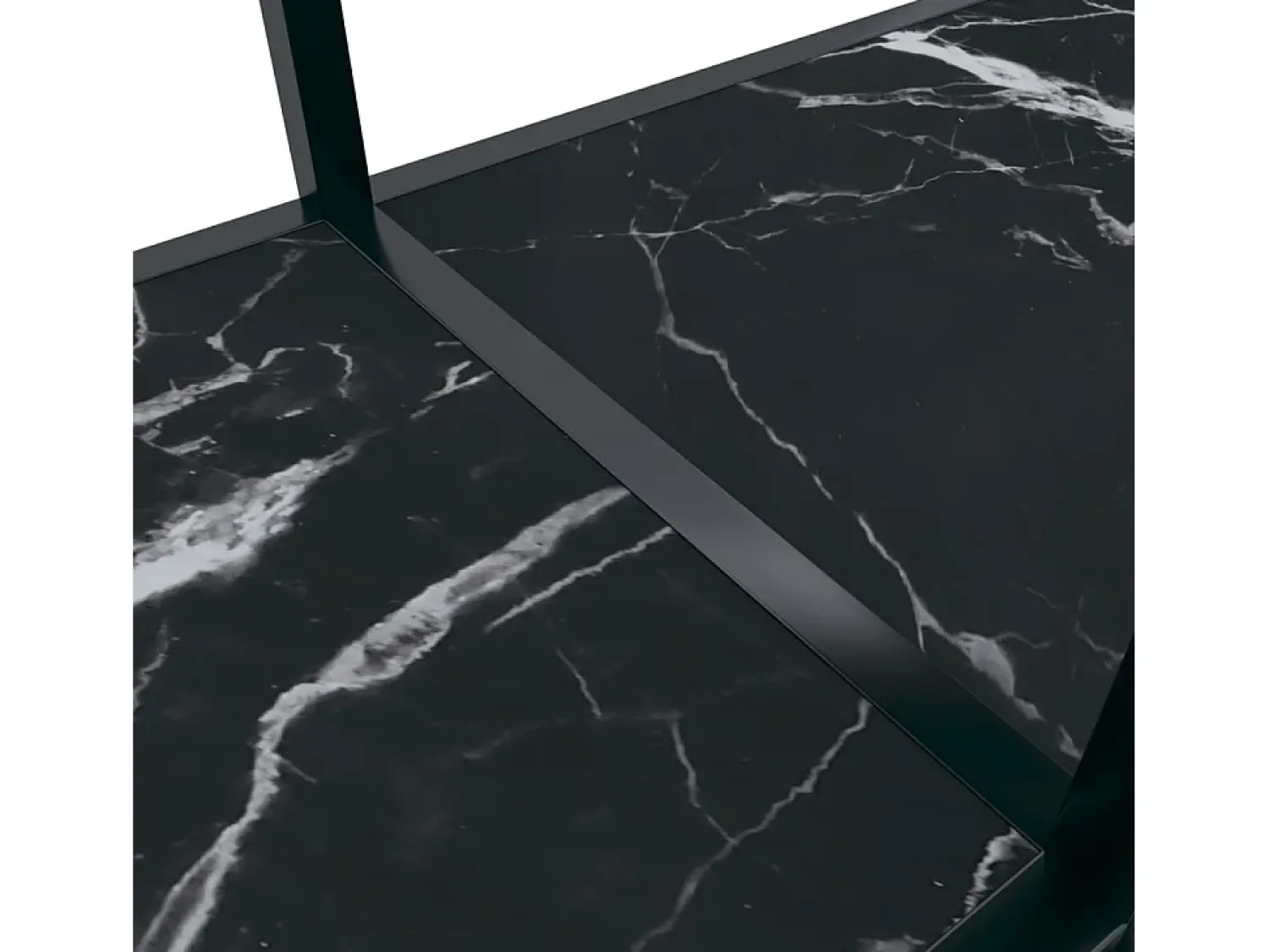 Best vidaxl Mesa consola 200x35x75,5 cm vidro temperado Preto