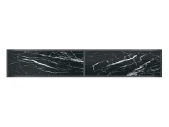 Best vidaxl Mesa consola 200x35x75,5 cm vidro temperado Preto