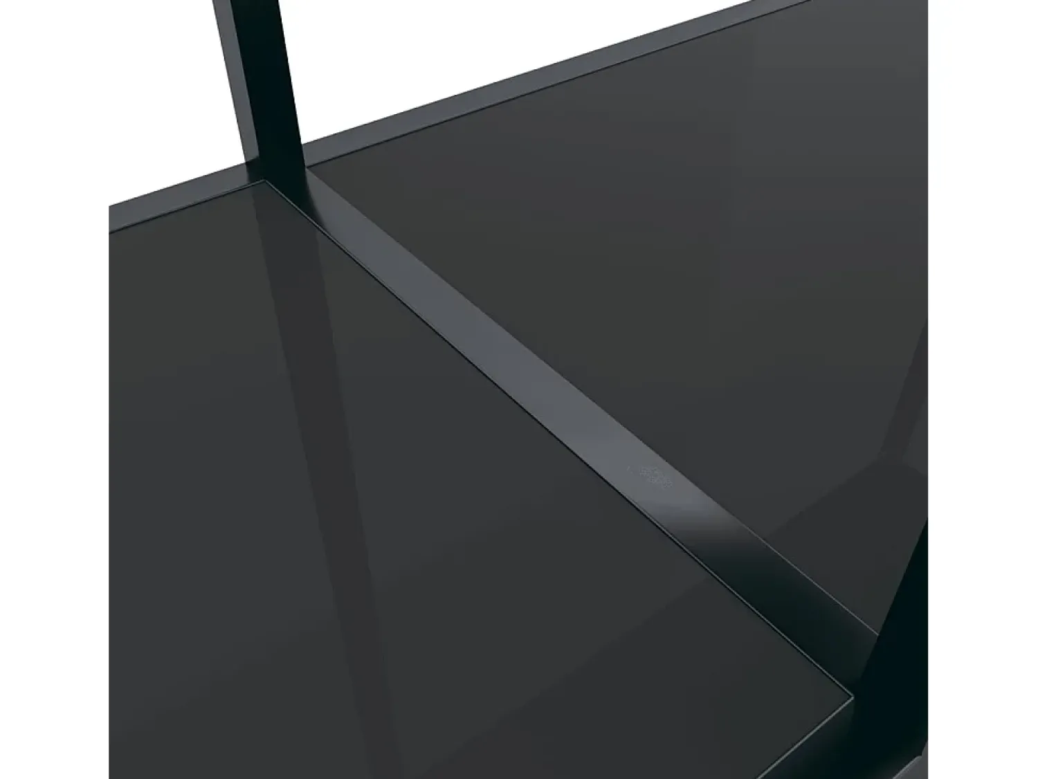 Sale Mesa consola 200x35x75,5 cm vidro temperado PT614468 Preto