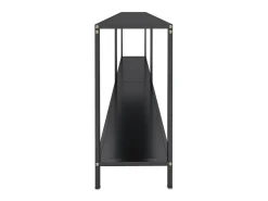 Sale Mesa consola 200x35x75,5 cm vidro temperado PT614468 Preto