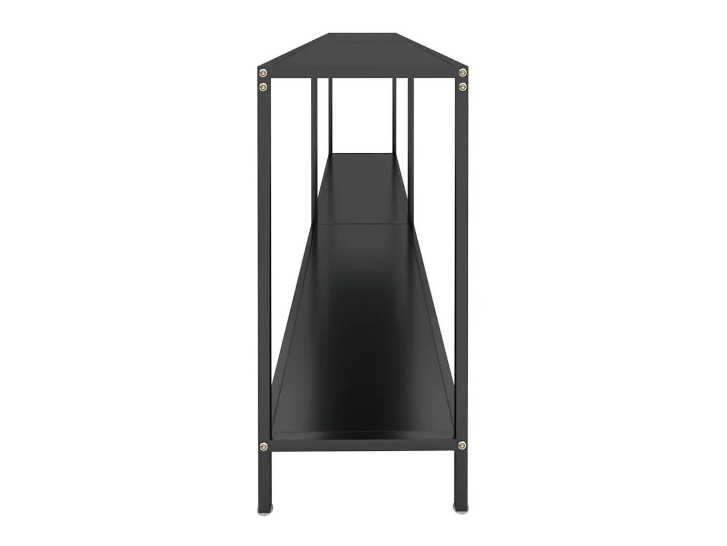 Sale Mesa consola 200x35x75,5 cm vidro temperado PT614468 Preto