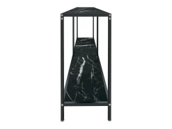 vidaxl Mesa consola 180x35x75,5 cm vidro temperado^ Consola