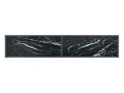 vidaxl Mesa consola 180x35x75,5 cm vidro temperado^ Consola