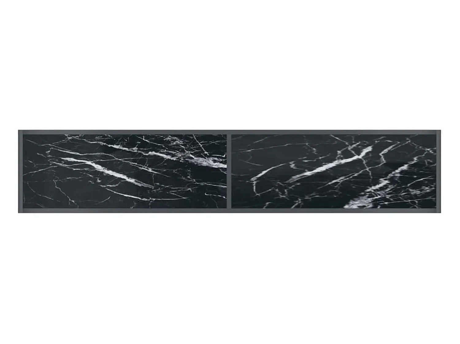 vidaxl Mesa consola 180x35x75,5 cm vidro temperado^ Consola