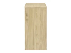 Mesa consola SAUDA 89,5x36,5x73 cm pinho maciço cor carvalho PT996242^ Consola