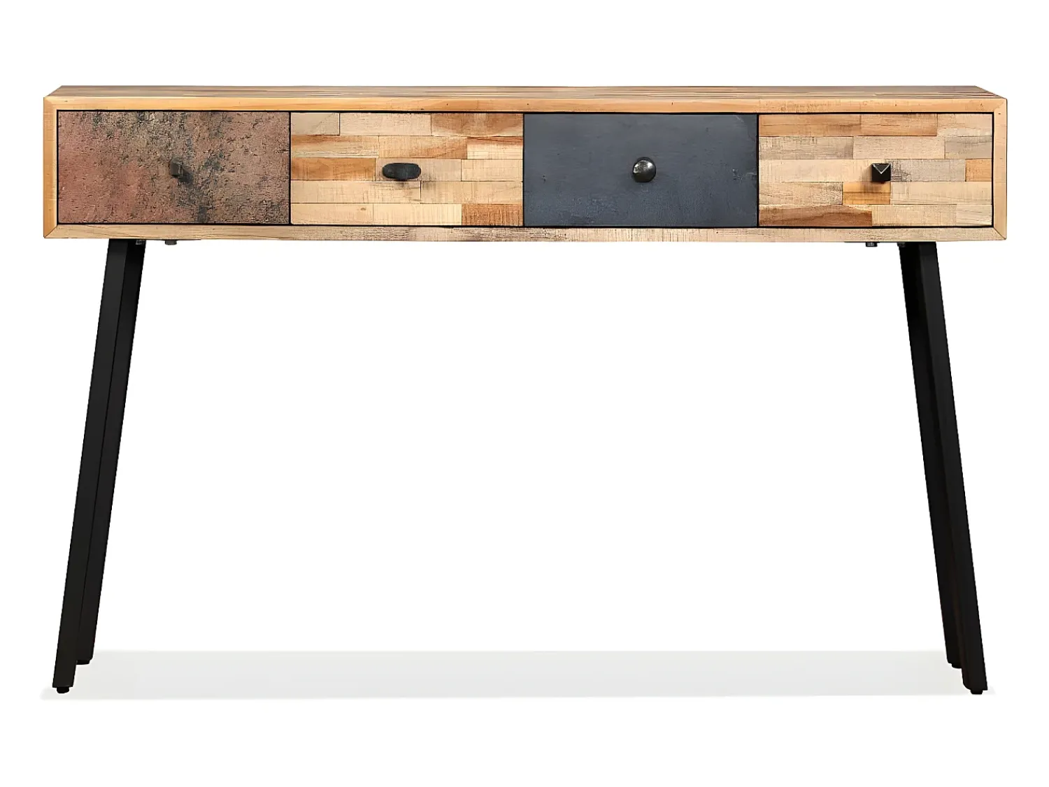 Consola| Mesa consola teca reciclada maciça 120x30x76 cm PT443176 Multicor