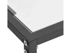Sale vidaxl Mesa consola 180x35x75,5 cm vidro temperado Transparente