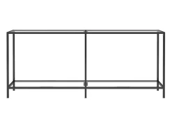 Outlet Mesa consola 180x35x75,5 cm vidro temperado PT828689 Transparente