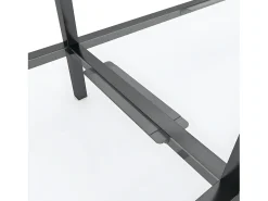 Clearance Mesa consola 160x35x75,5 cm vidro temperado PT634785 Transparente