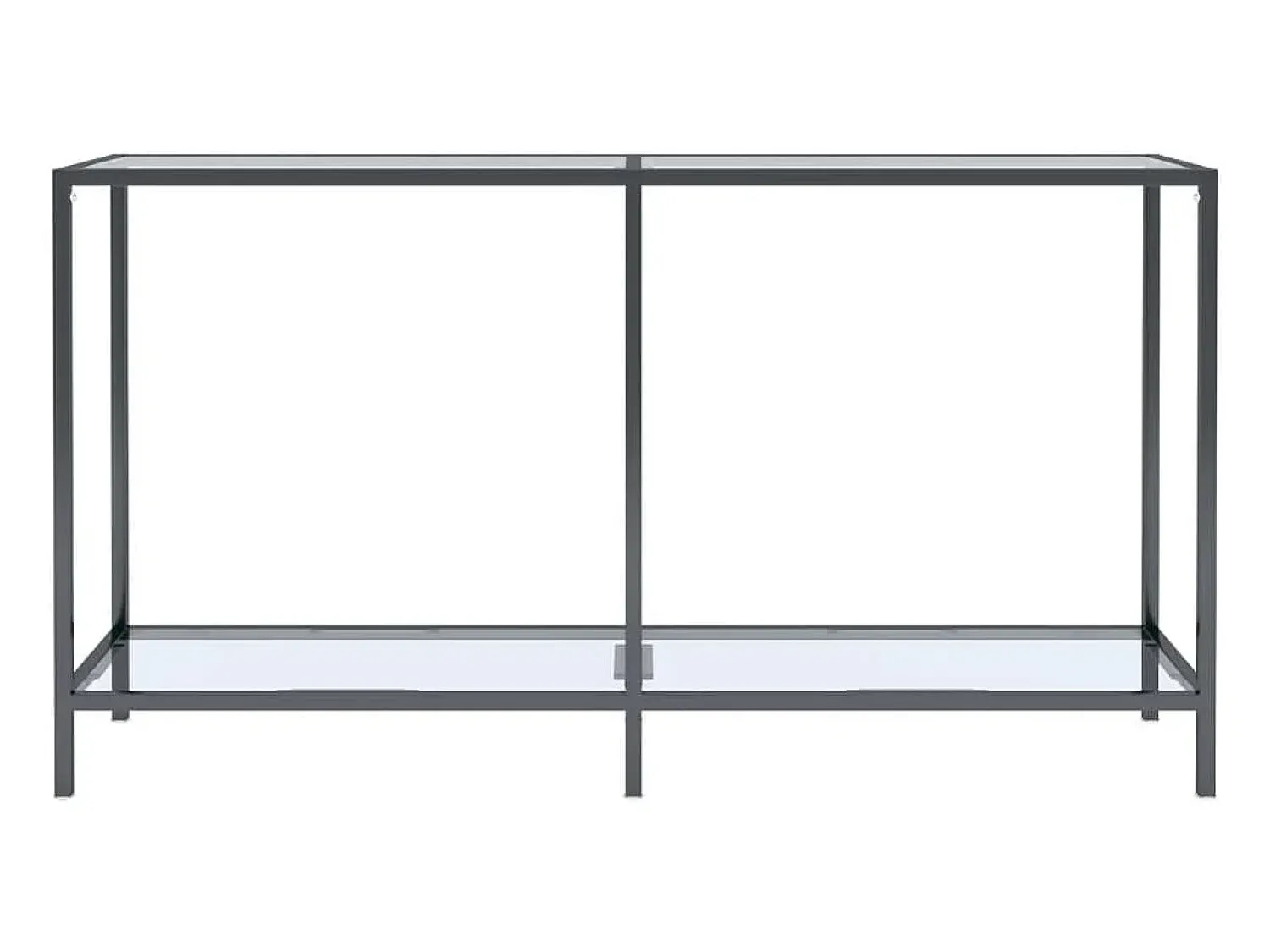 Discount Mesa consola 140x35x75,5 cm vidro temperado PT430270 Transparente