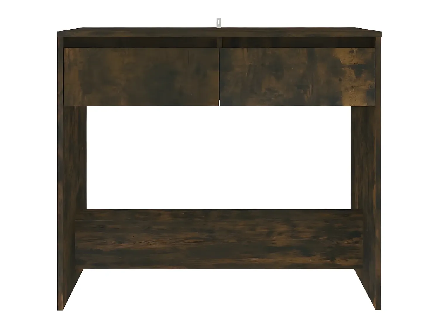 Mesa consola 89x41x76,5 aglomerado cor carvalho fumado PT422544^ Consola