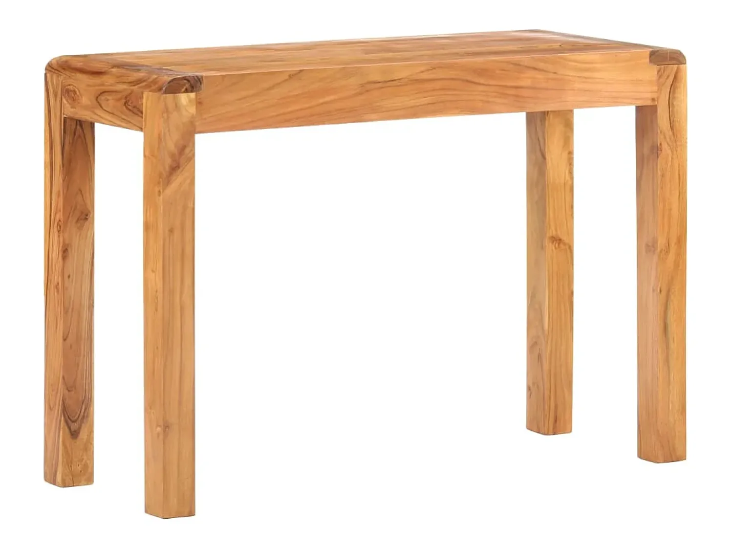 Outlet vidaxl Mesa consola 110x40x76 cm acácia maciça c/ acabamento a mel Natural claro