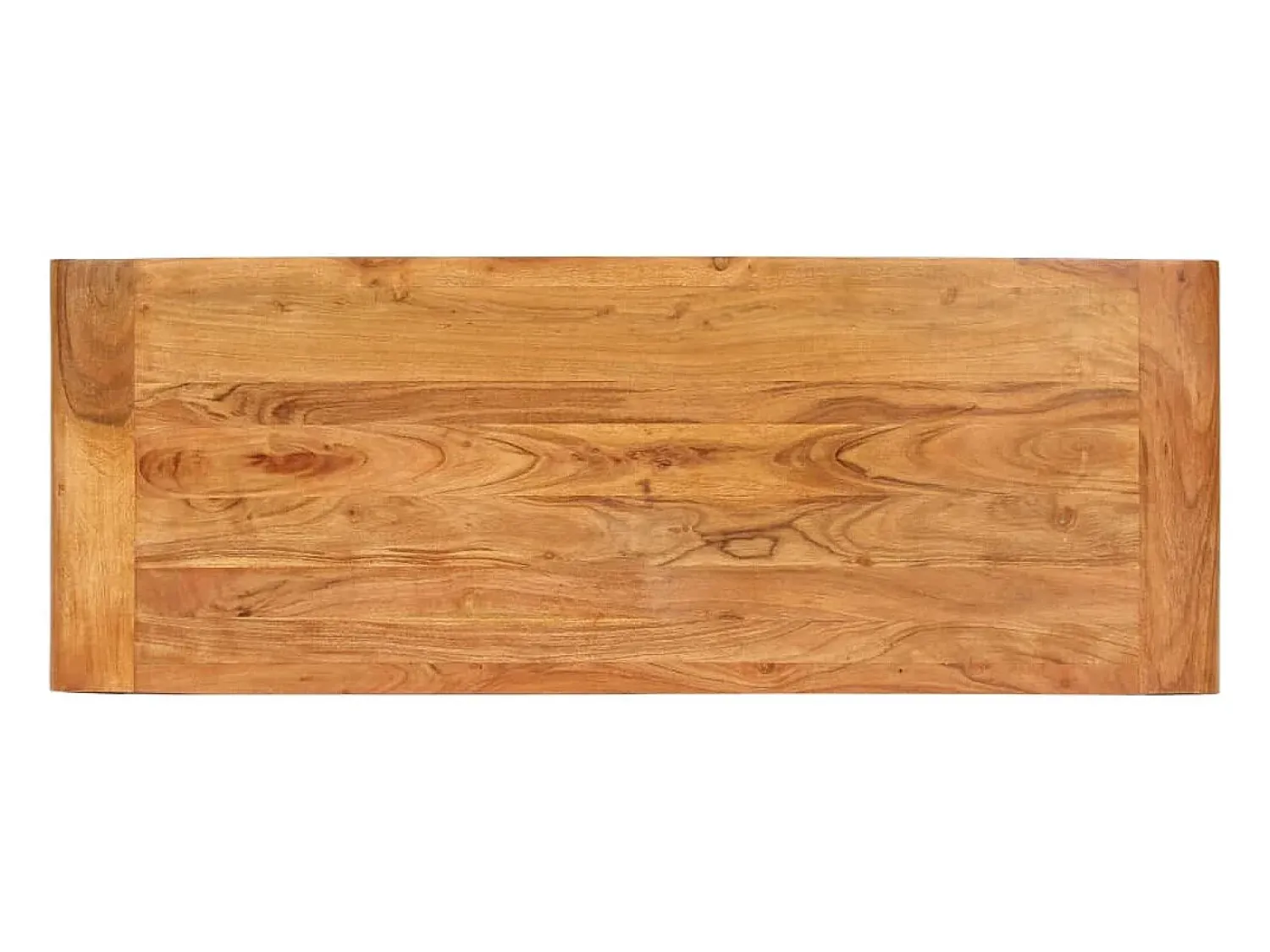 Outlet vidaxl Mesa consola 110x40x76 cm acácia maciça c/ acabamento a mel Natural claro