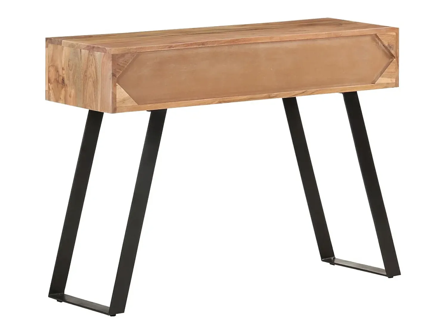 Outlet Mesa consola 100x35x76 cm acácia maciça c/ arestas vivas PT357584 Castanho