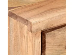 Outlet Mesa consola 100x35x76 cm acácia maciça c/ arestas vivas PT357584 Castanho