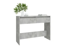 Hot Mesa consola 100x35x76,5 cm aglomerado cimento PT386029 Cinzento