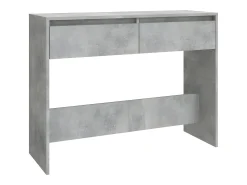 Hot Mesa consola 100x35x76,5 cm aglomerado cimento PT386029 Cinzento