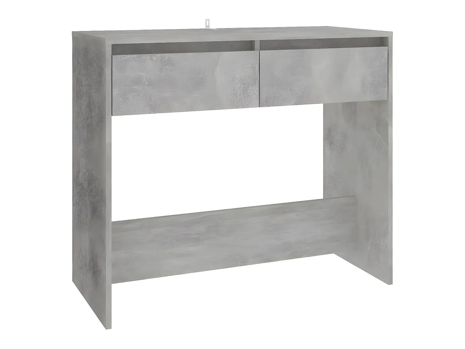 Mesa consola 89x41x76,5 cm aço cimento PT708150^ Consola
