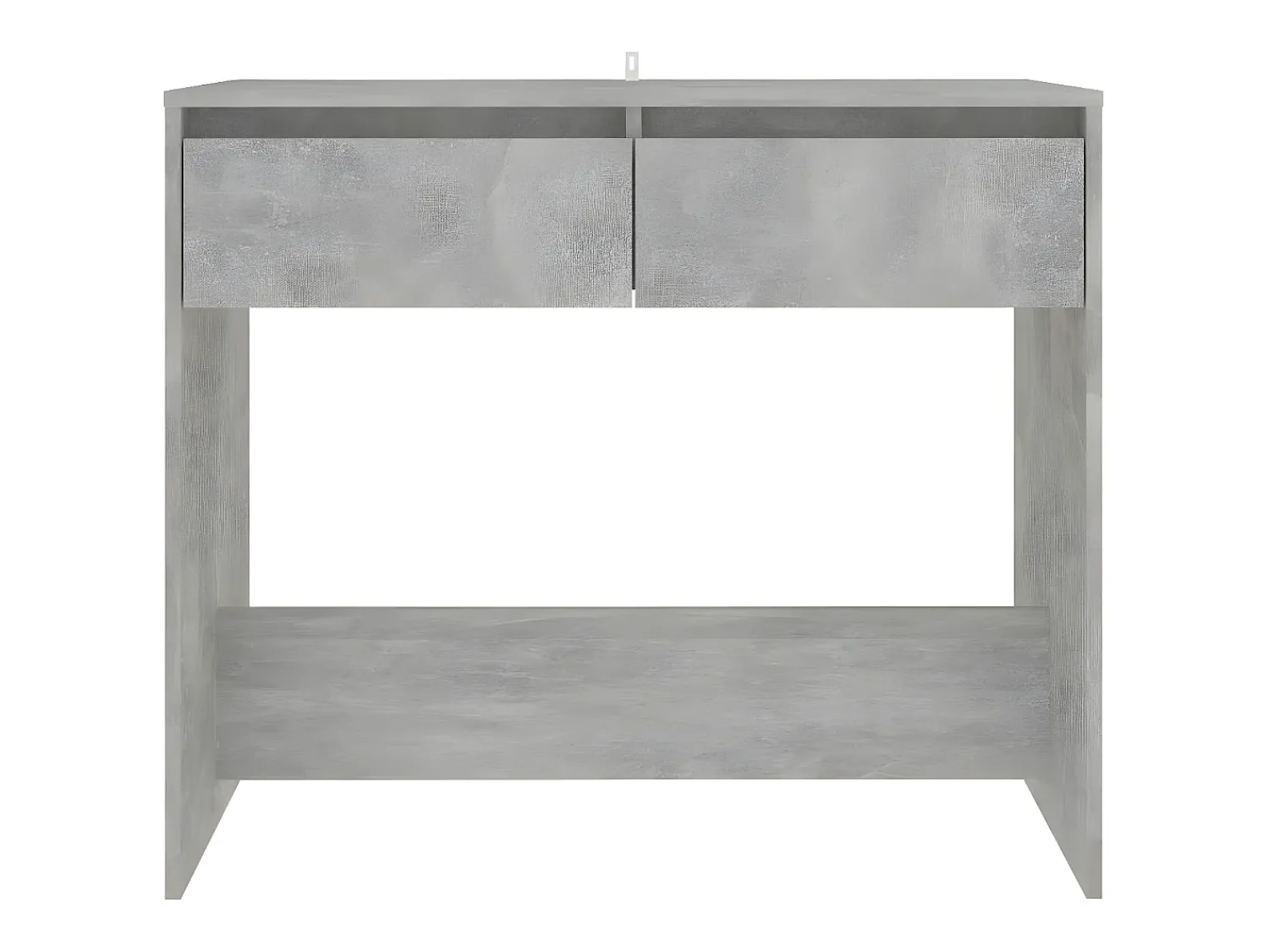 Mesa consola 89x41x76,5 cm aço cimento PT708150^ Consola