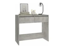 Mesa consola 89x41x76,5 cm aço cimento PT708150^ Consola