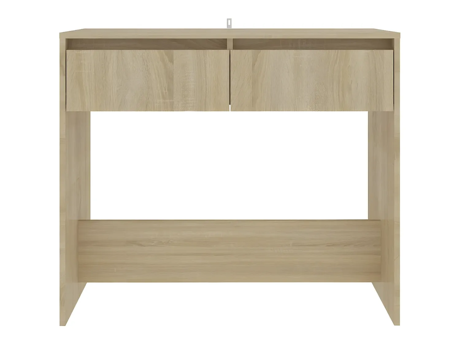 Consola| Mesa consola 89x41x76,5 cm aço cor carvalho sonoma PT964905 Bege