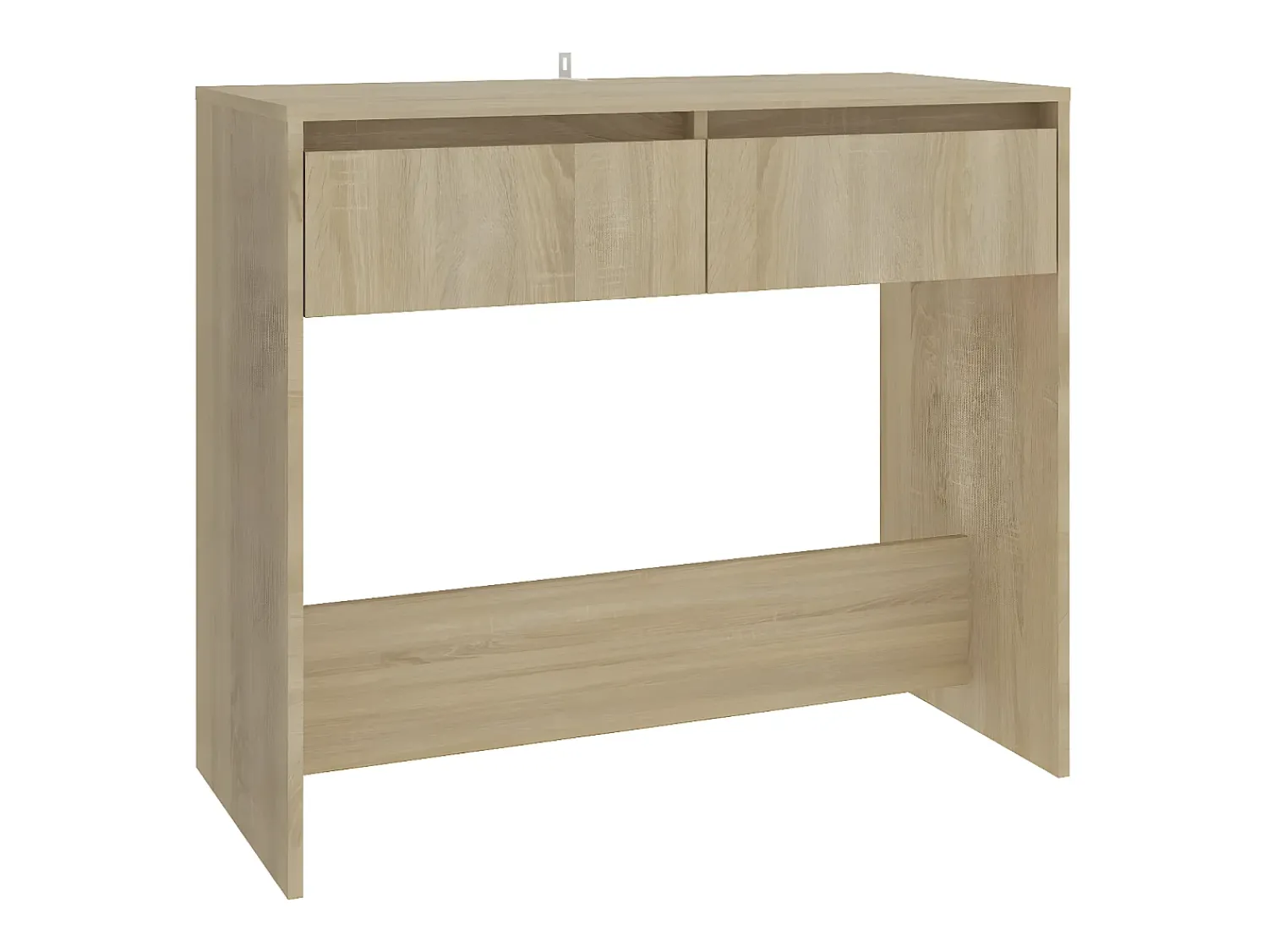 Consola| Mesa consola 89x41x76,5 cm aço cor carvalho sonoma PT964905 Bege