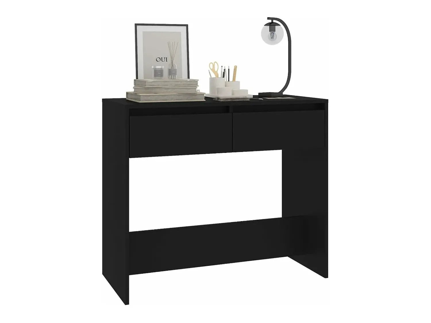 Mesa consola 89x41x76,5 cm aço PT378476^ Consola