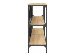 Outlet Mesa consola 180x30x75 cm deriv. madeira/ferro carvalho sonoma PT276858 Castanho
