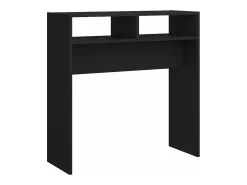 Clearance Mesa consola 78x30x80 cm derivados de madeira PT242861 Preto