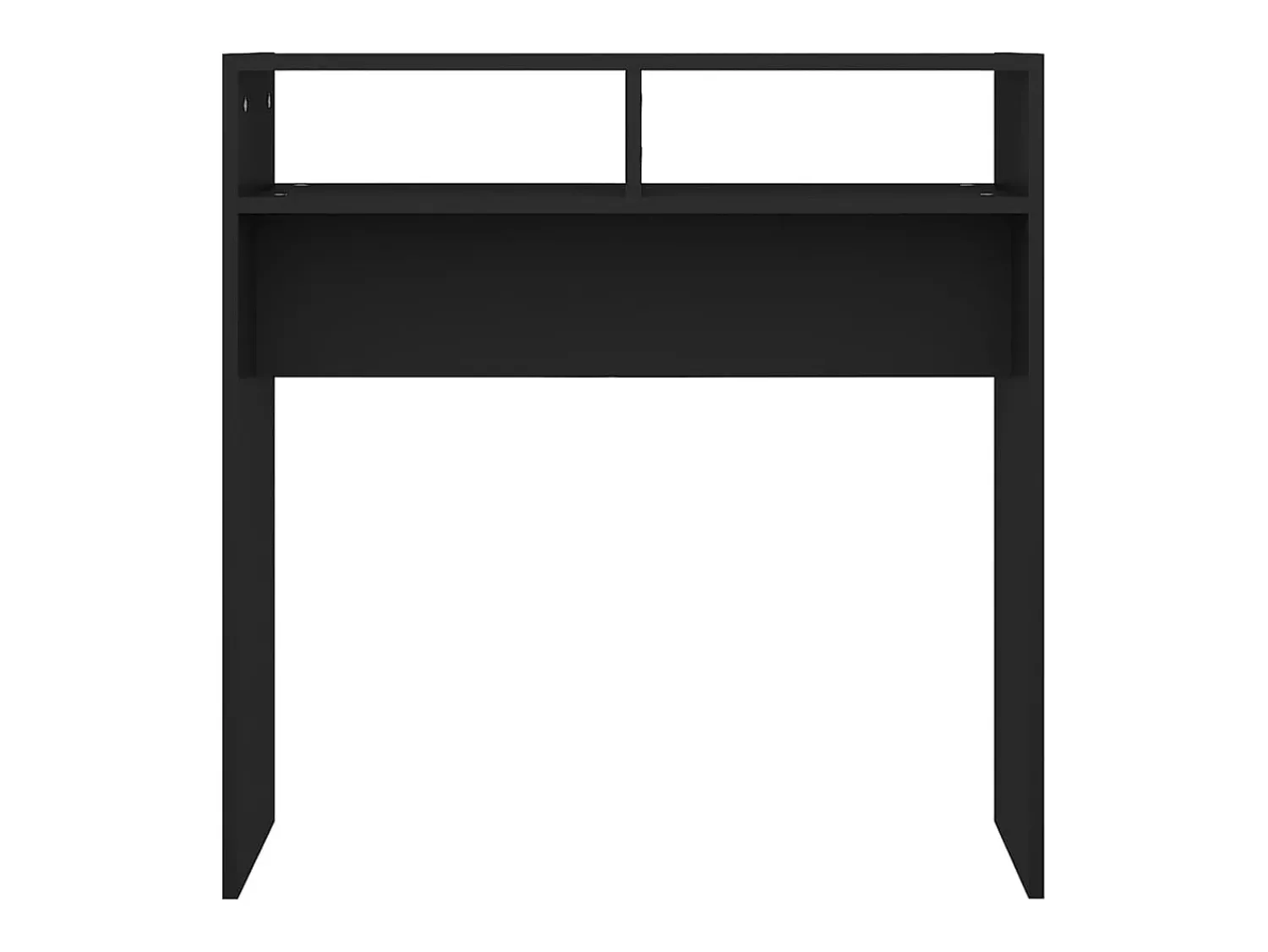 Clearance Mesa consola 78x30x80 cm derivados de madeira PT242861 Preto