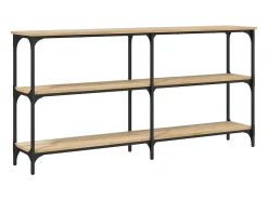 Mesa consola 150x29x75 cm derivados de madeira carvalho sonoma PT385878^ Consola